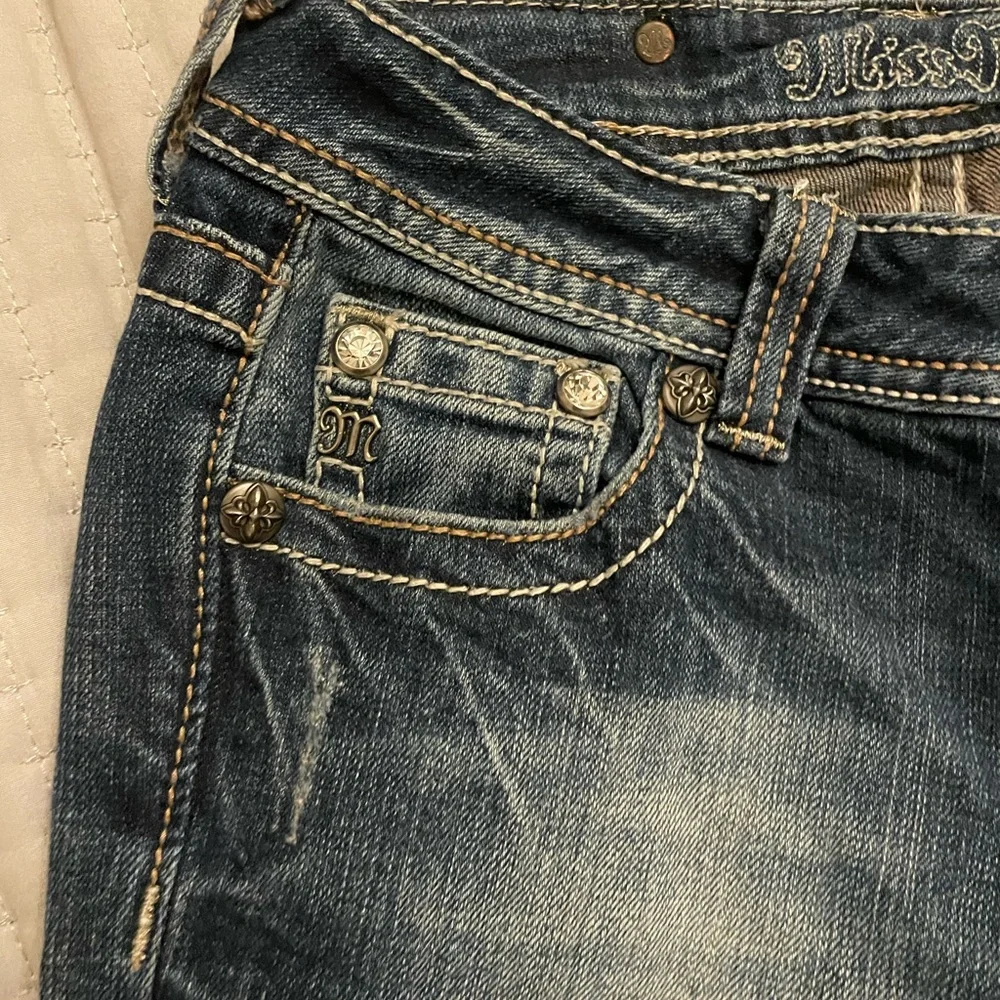 Miss Me Women's Boot Cut Jeans in Blue - Picture 5 of 6